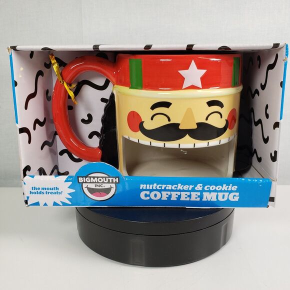 Nutcracker & Cookie Ceramic Mug Cup 10oz Big Mouth Brand New!! - Picture 3 of 11
